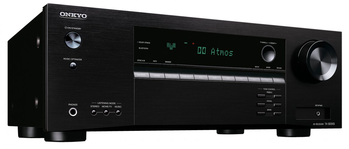 Onkyo TX-SR393 (Black)